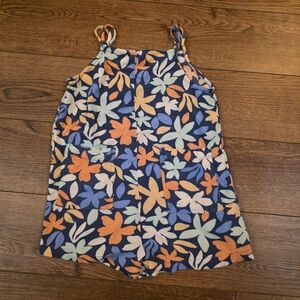 Rip Curl Kids Romper - Blue and Orange Floral